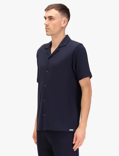 Luke 1977 Kawa Beach Short Sleeve Shirt | Dark Navy