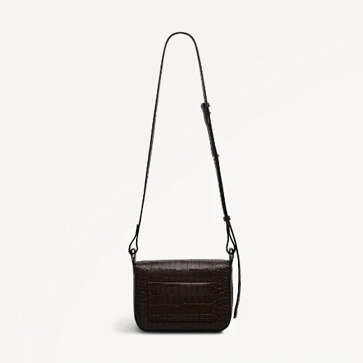 Picture of Radley Westwell Lane Small Flapover Cross Body Bag | Oak Croc
