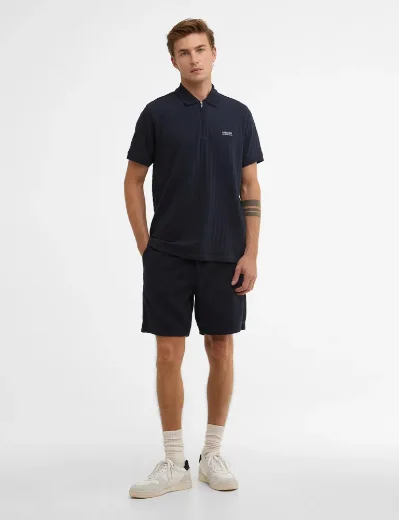 Barbour International Langston Polo | Navy