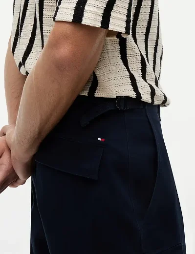 Tommy Hilfiger Twill Relaxed Cargo Shorts | Navy