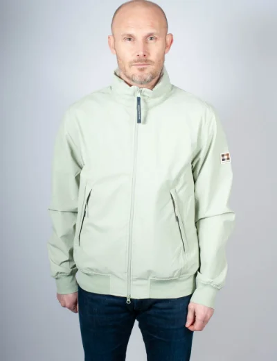 Aquascutum Softshell Mock Neck Jacket | Sage Green