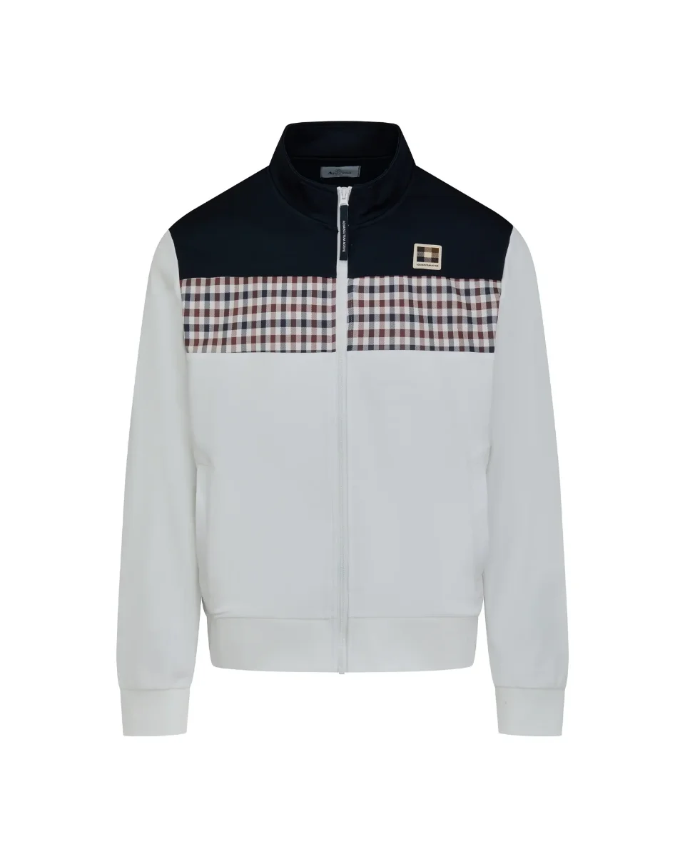 Aquascutum CC Stripes Track Top | Navy