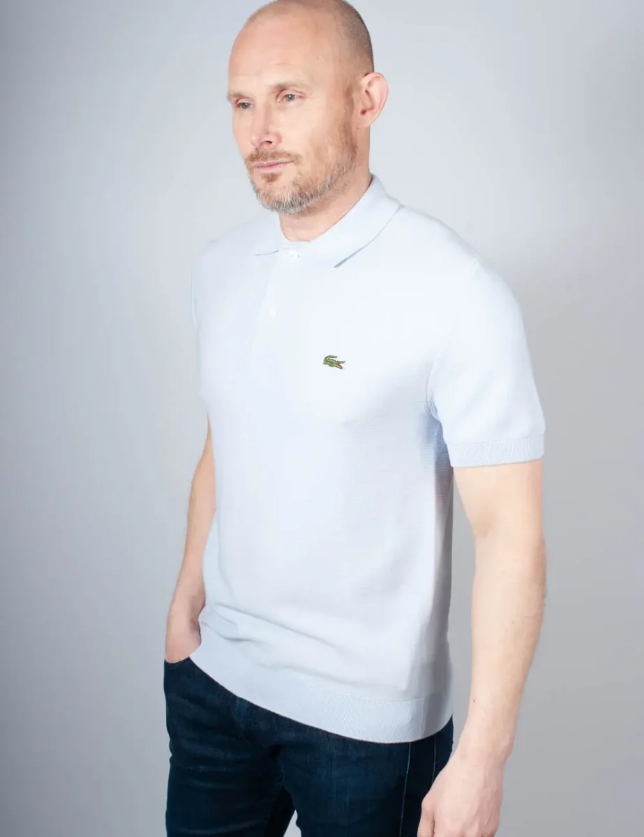 Lacoste Classic Fit Knitted Polo | Light Blue