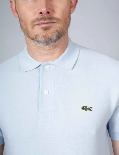 Lacoste Classic Fit Knitted Polo | Light Blue