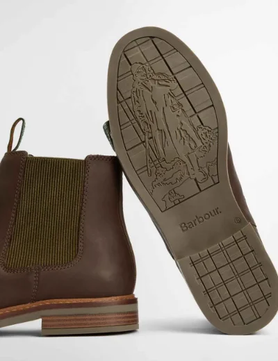 Barbour Farsley Chelsea Boot | Choco