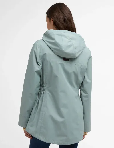 Barbour Maple Waterproof Jacket | Blue Sage/Gardenia