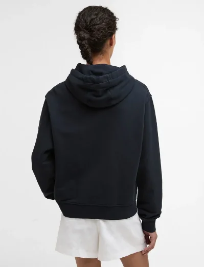 Barbour Womens Bede Oversized Hoodie | Navy