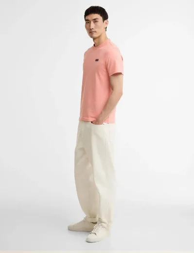 Barbour International Small logo Tee | Burnt Coral
