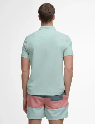 Barbour Sports Short-Sleeved Polo Shirt | Pale Apple