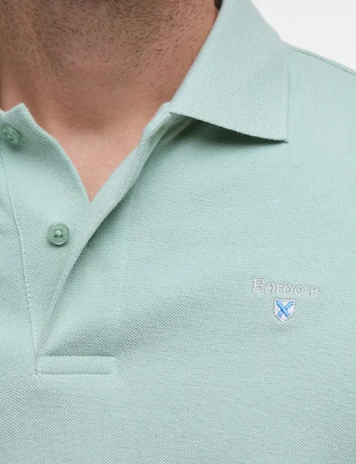 Barbour Sports Short-Sleeved Polo Shirt | Pale Apple