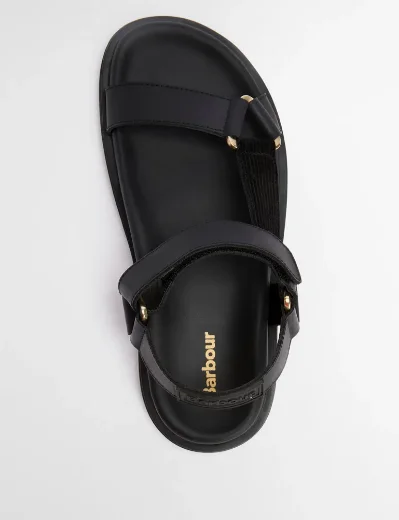 Barbour Womens Caitlin Sandals | Black