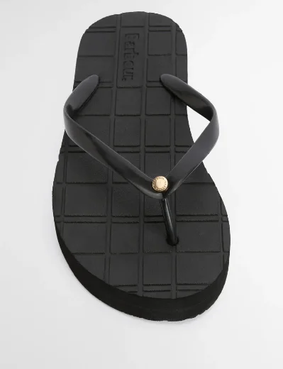 Barbour Womens Tilda Flip Flops | Black