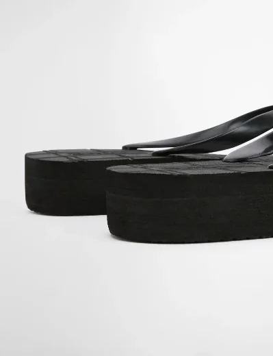 Barbour Womens Tilda Flip Flops | Black