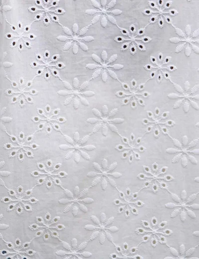 Barbour Womens Layla Broderie Anglaise Shirt | White