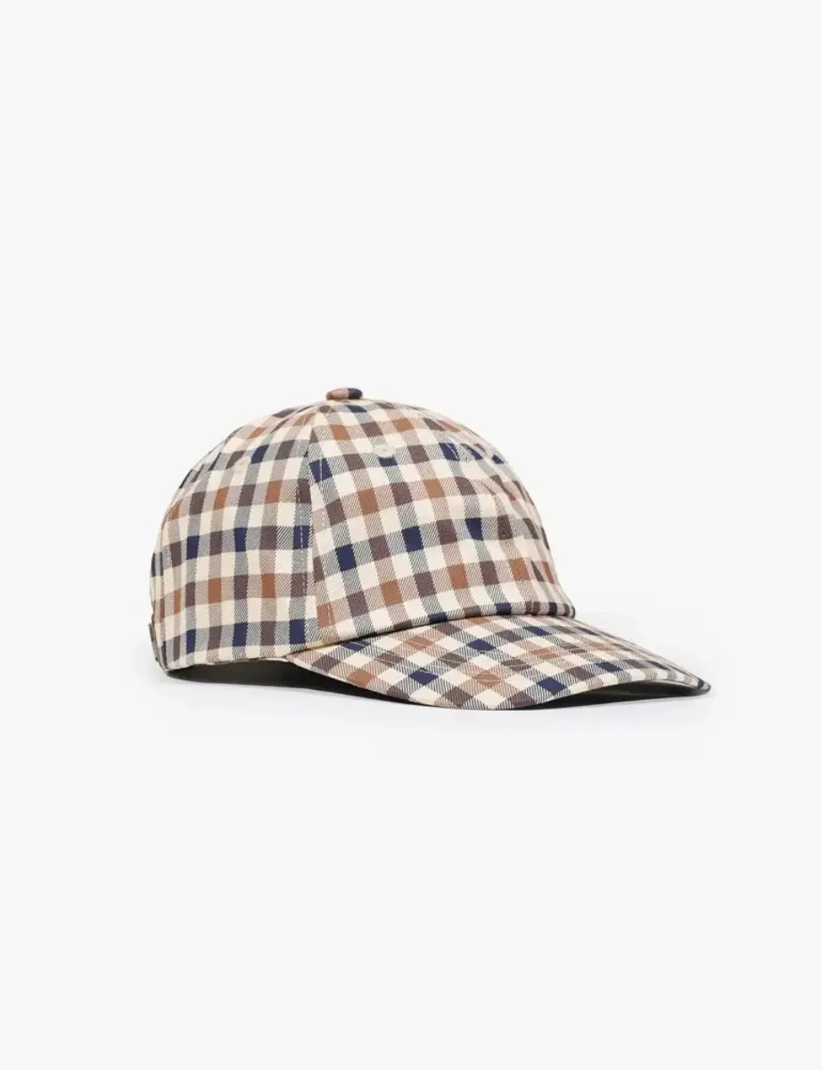 Picture of Aquascutum Active Club Check Baseball Cap 