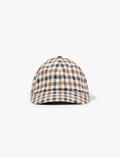 Picture of Aquascutum Active Club Check Baseball Cap 