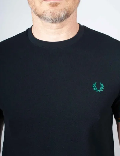 Picture of  Fred Perry Twin Tipped Cuff T-shirt | Navy