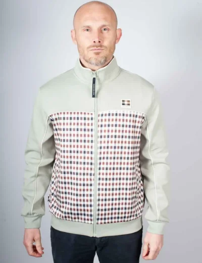 Aquascutum Active CC Scuba Track Top | Sage Green