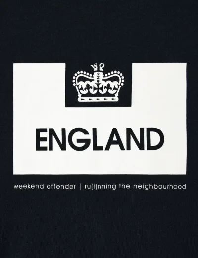 Weekend Offender England Country Series T-Shirt | Navy