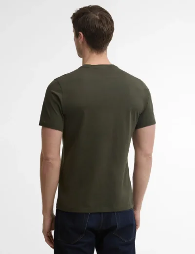 Picture of Barbour Tartan Crest T-Shirt | Sage