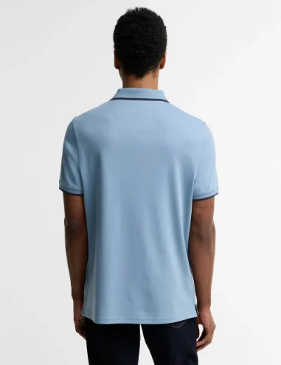 Picture of Barbour Callock Polo | Tarn Blue