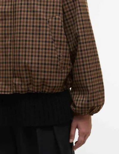 Barbour Womens Audrey Showerproof Jacket | Vicuna Gingham Check