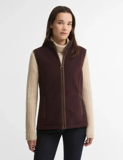 Barbour Womens Country Colton Fleece Gilet | Fig