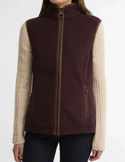 Barbour Womens Country Colton Fleece Gilet | Fig