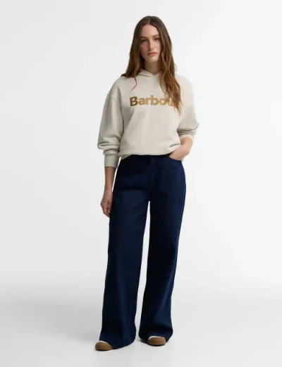 Barbour Womens Hartland Hoodie | Cloud