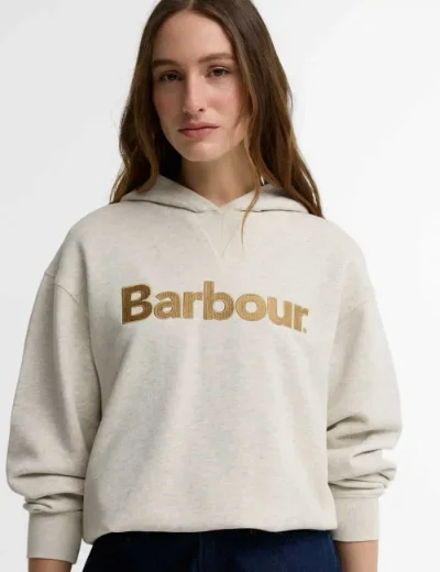 Barbour Womens Hartland Hoodie | Cloud