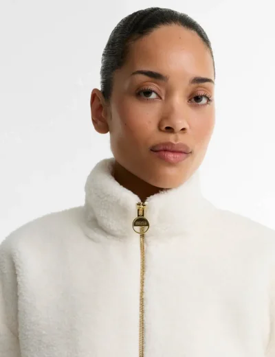Barbour International Gea Fleece | Off White
