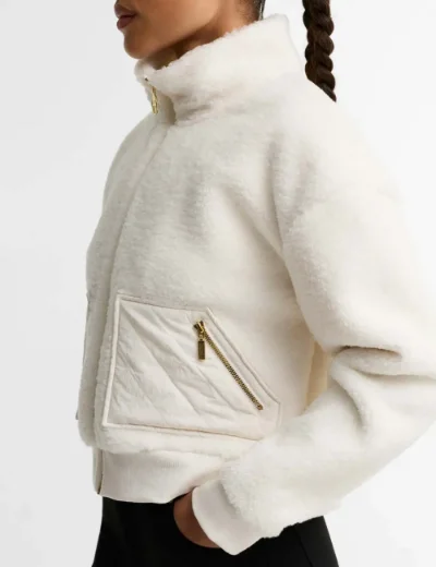 Barbour International Gea Fleece | Off White