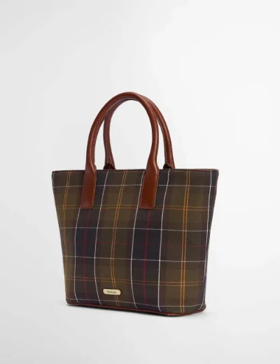 Barbour Womens Birch Tartan Tote Bag / Classic