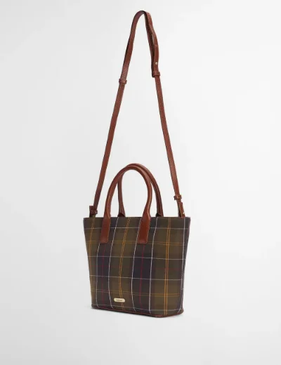 Barbour Womens Birch Tartan Tote Bag / Classic