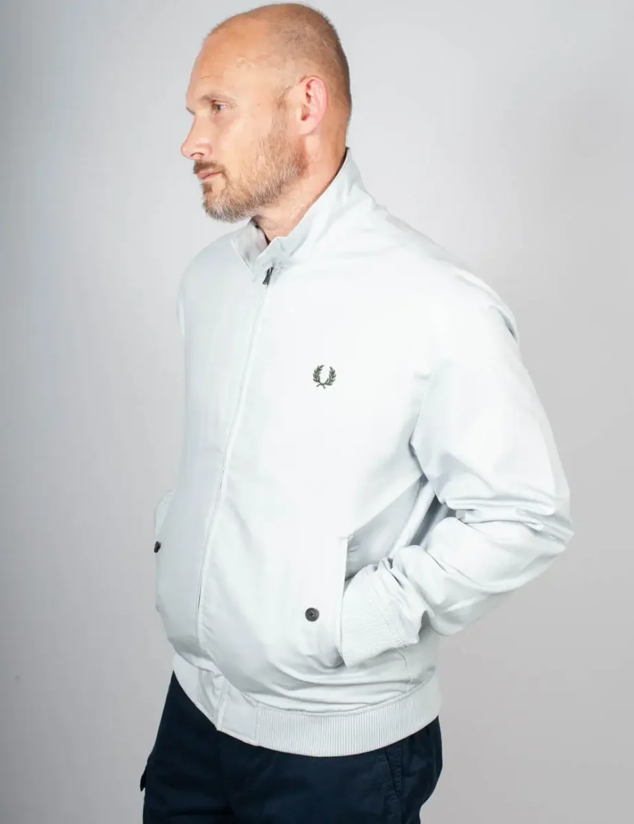 Picture of Fred Perry Mens Harrington Jacket | Dusky Blue