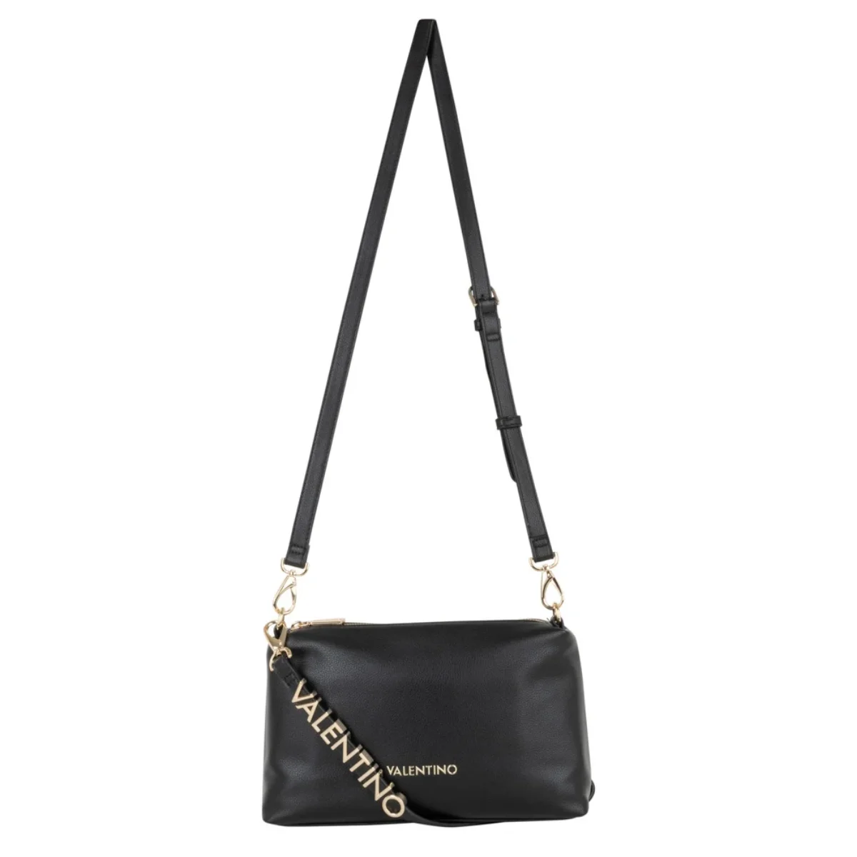 Valentino Barn Ziptop Shoulder Bag | Black
