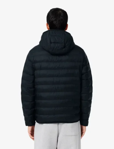 Lacoste Water-Repellent Down Windbreaker | Black