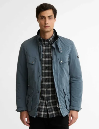 Barbour International 90th Anniversary Duke Casual Jacket | Dark Slate