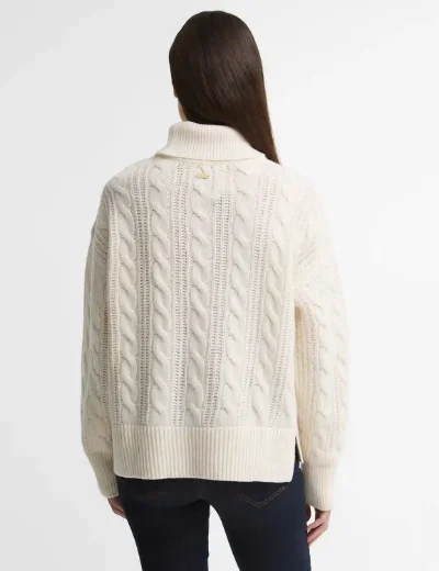 Barbour Womens Agatha Knit | Ecru