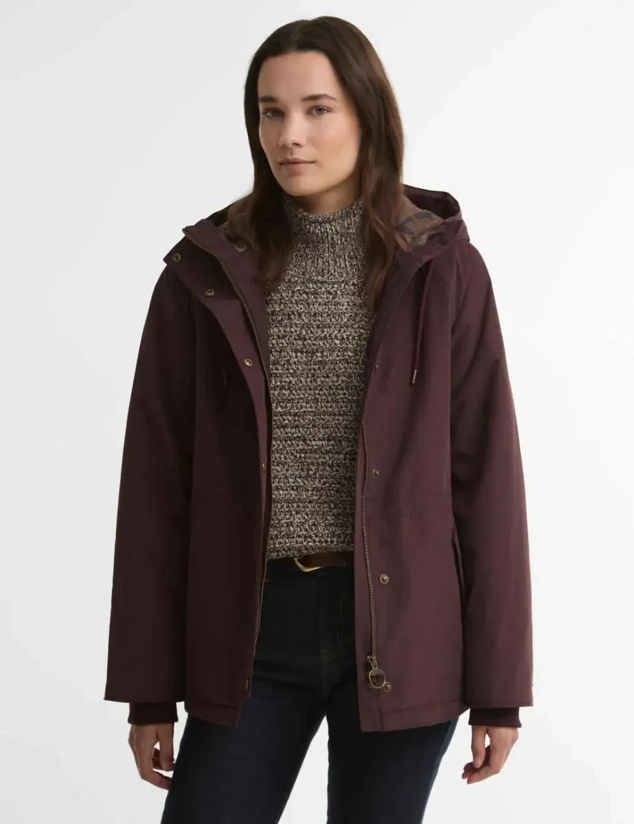 Barbour Womens Hester Waterproof Jacket | Fig/Muted
