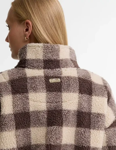 Picture of Barbour International Womens Amaya Fleece | Truffle Multi