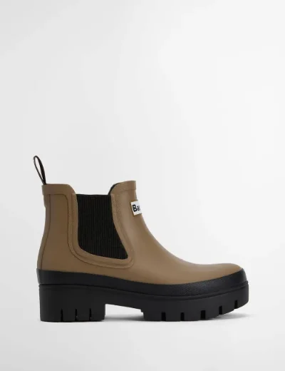 Picture of Barbour Halton Ankle Wellingtons | Military Brown
