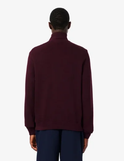 Lacoste Half Zip Sweater | Marron