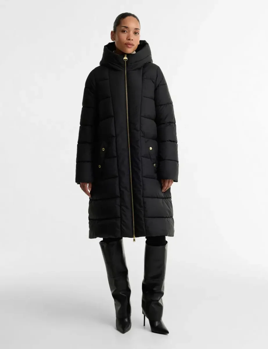Barbour Intl Longline Brantley Puffer Jacket | Black