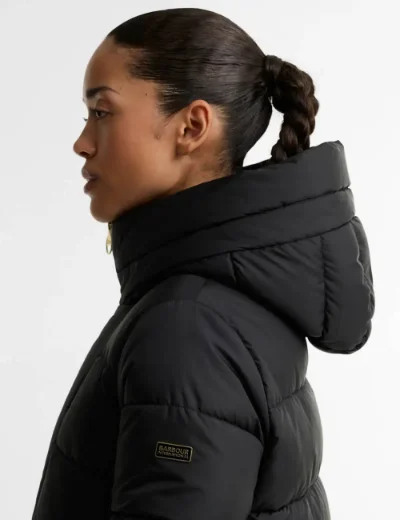 Barbour Intl Longline Brantley Puffer Jacket | Black