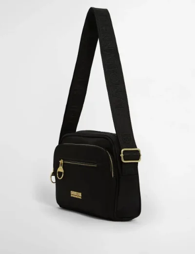 Barbour International Qualify Slim Crossbody Bag | Black