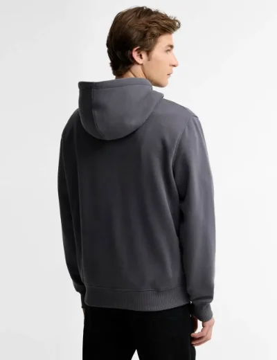 Barbour INTL Mens Inline Hooded Sweat | Asphalt