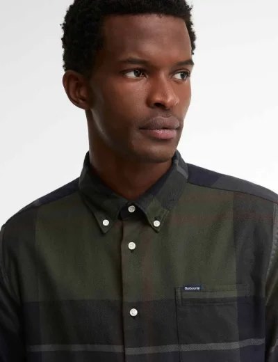 Barbour Dunoon Tailored Fit Shirt | Shadow Classic Tartan