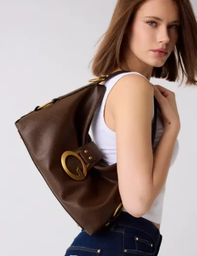 Guess Women's Camden Shoulder Bag | Brown