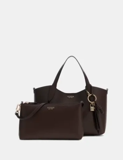 Guess Women's Melody Satchel Bag | Brown